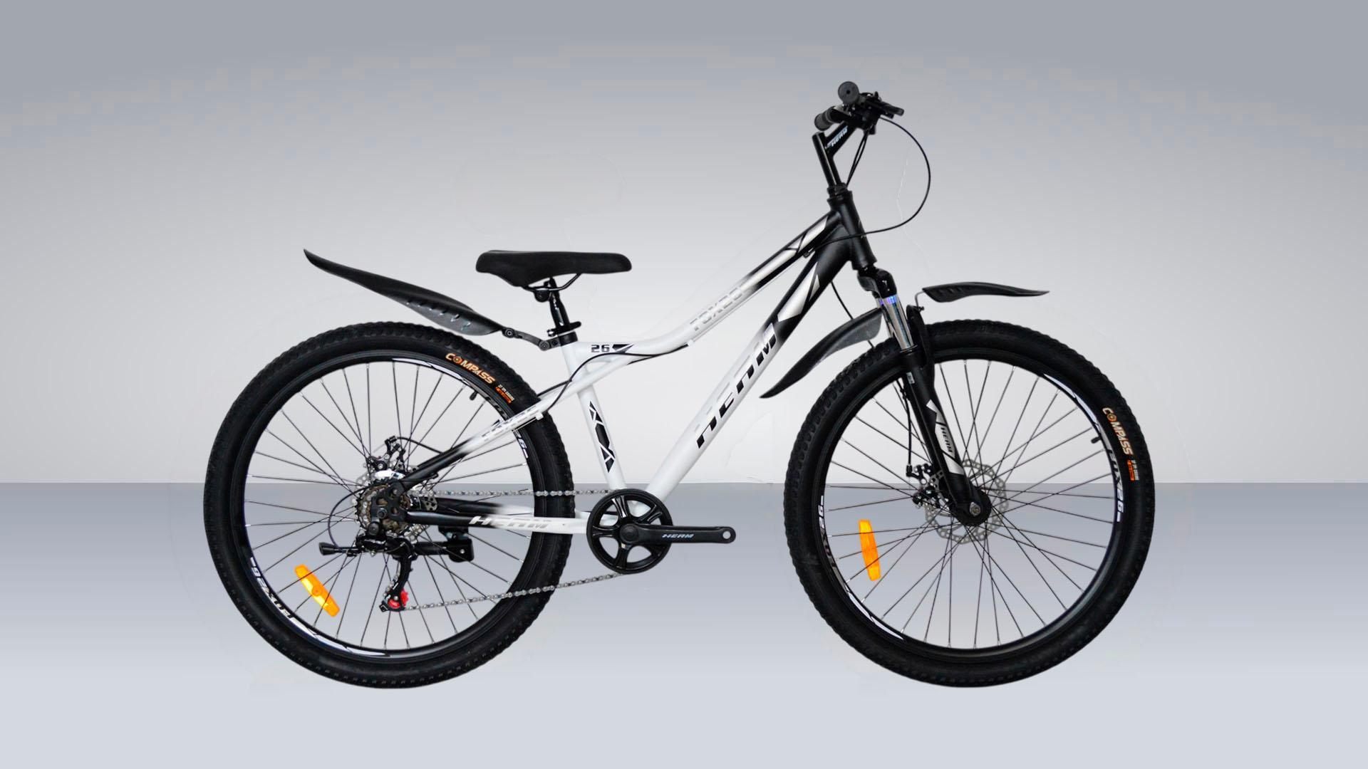 HEAM FOX 26-бело-чёрный Оборуд: SHIMANO
с 140-160см, с 9-15лет