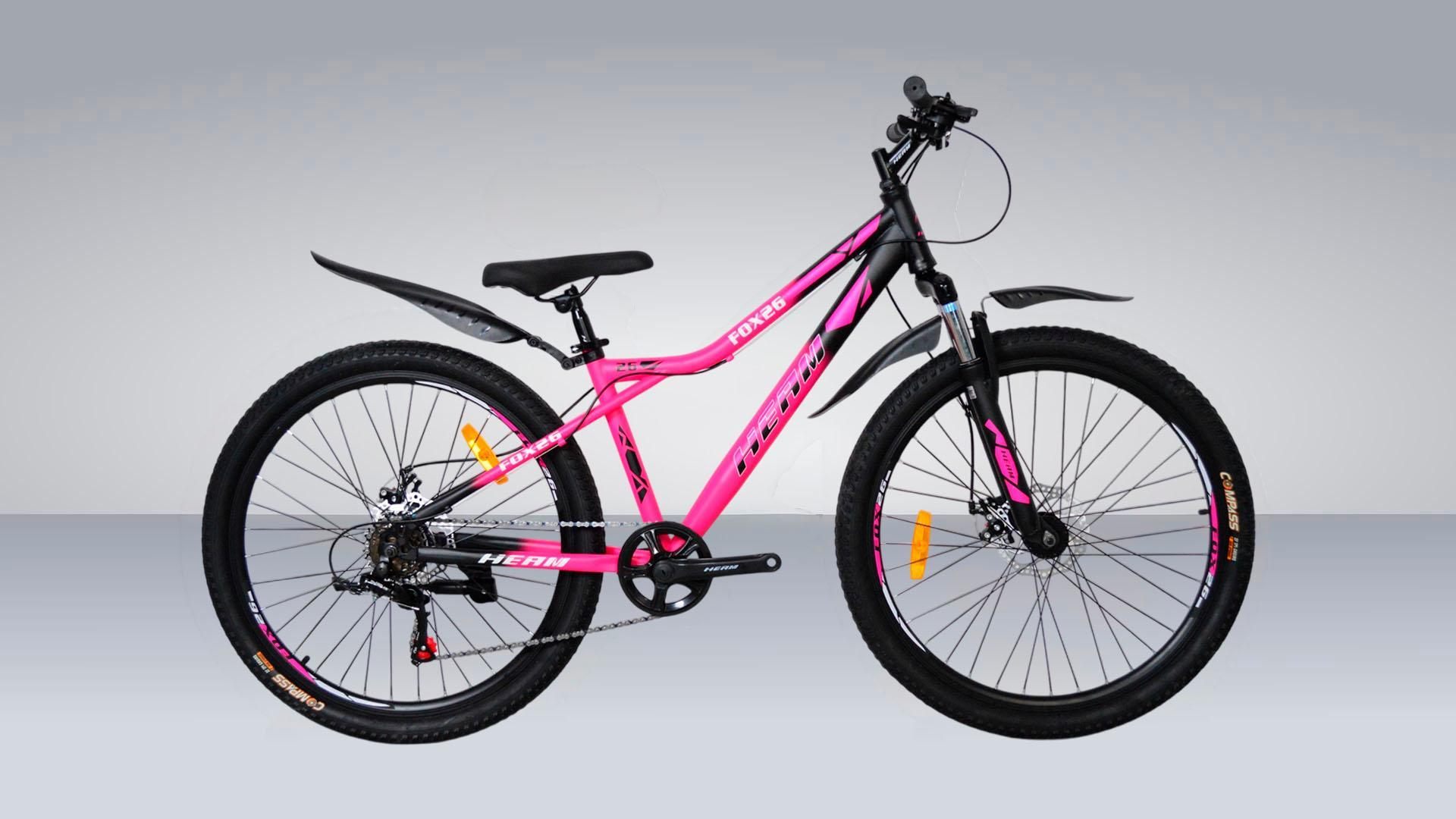Велосипед HEAM FOX 26 Оборуд: SHIMANO
с 140-160см, с 9-15лет