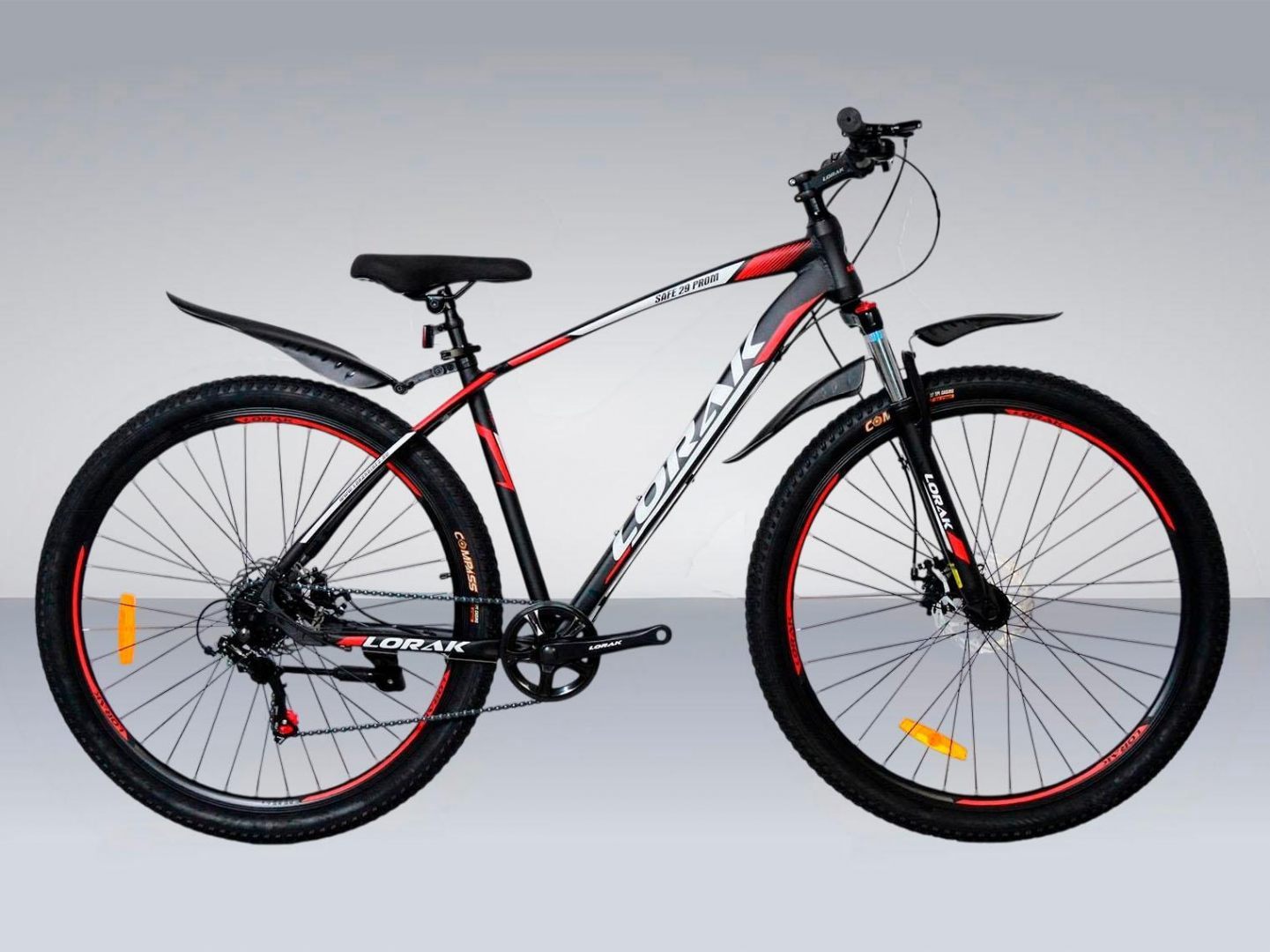 SAFE 29HD-Black-red Shimano Altus
Гидравлика, Кассета